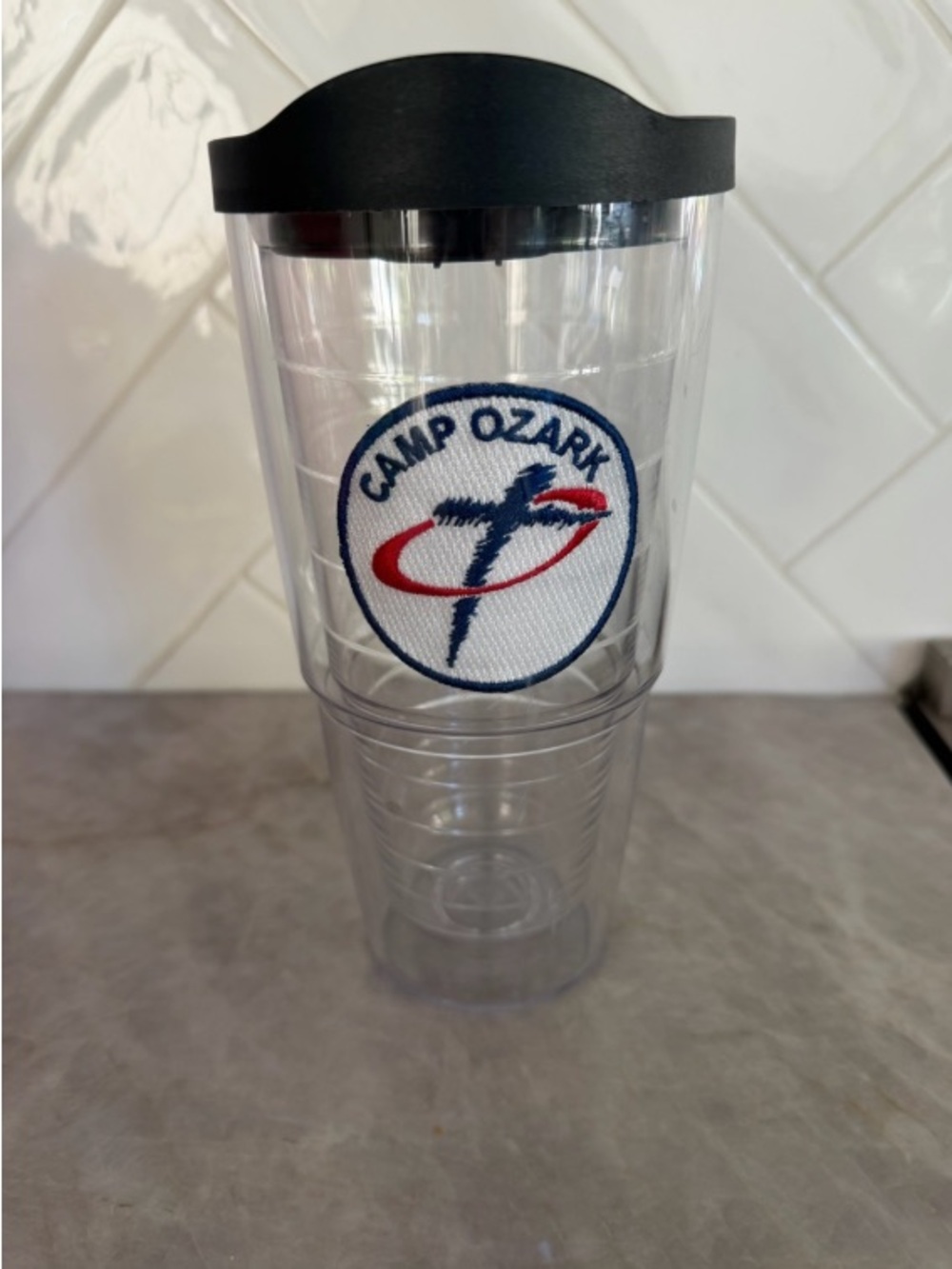 Tervis Camp Ozark Clear Lidded 24 oz Tumbler